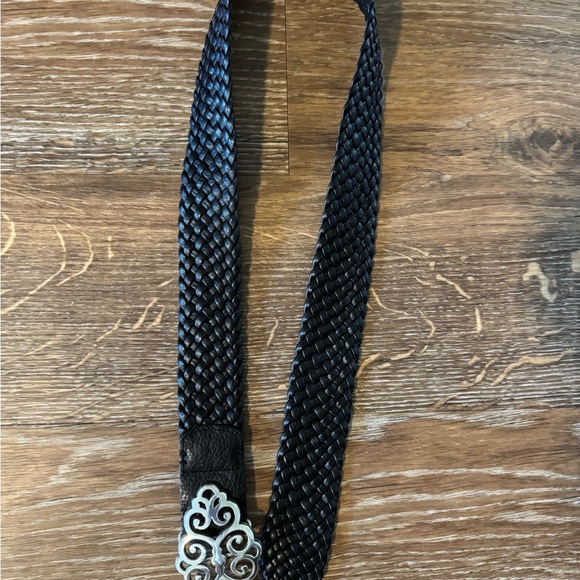 Brighton Elegant Black Woven Women’s Belt - Picture 3 of 3